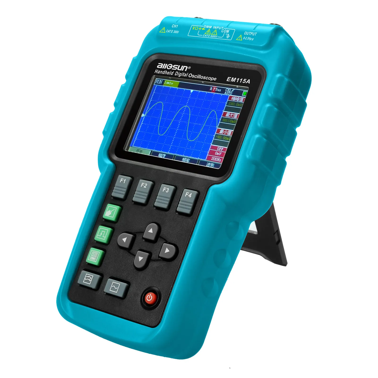 Oscilloscope 50MHZ Handheld Oscillograph 3 In 1 Multi-function Color Screen Scope Meter Single Channel DSO
Oscilloscope 50MHZ Handheld Oscillograph 3 In 1 Multi-function Color Screen Scope Meter Single Channel DSO