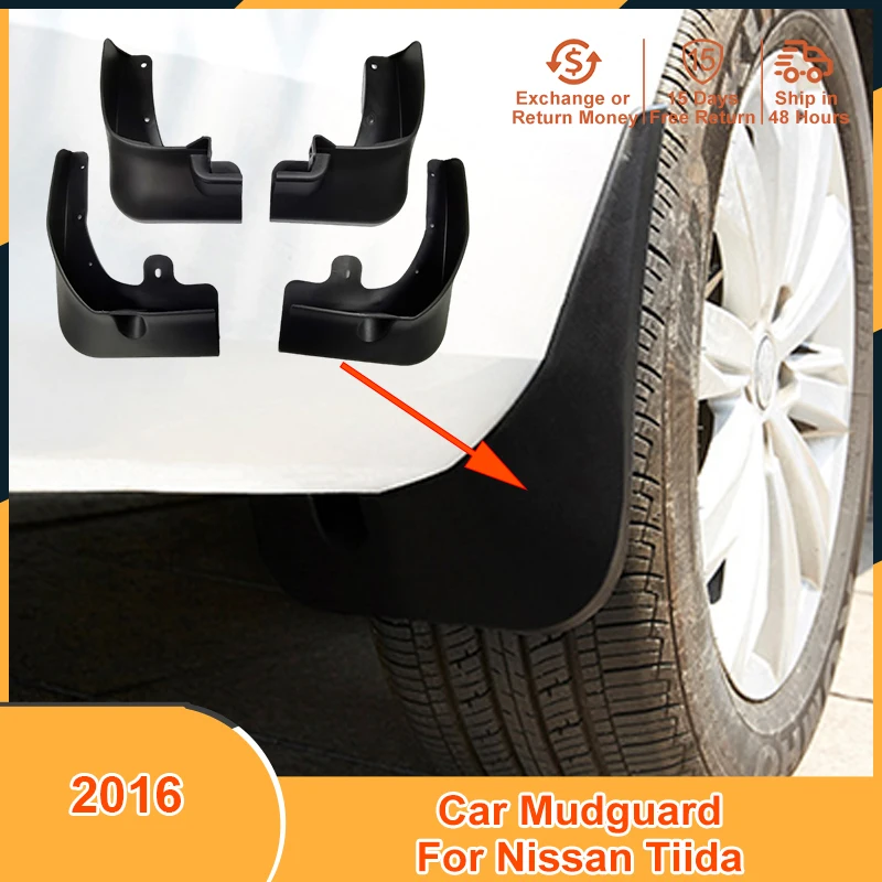 4Pcs/Pack Auto Mudguard Mudflaps Mud Flaps for Nissan Tiida 2016 Black PVC Splash Guards Fender Protector Car Accessories
4Pcs/Pack Auto Mudguard Mudflaps Mud Flaps for Nissan Tiida 2016 Black PVC Splash Guards Fender Protector Car Accessories