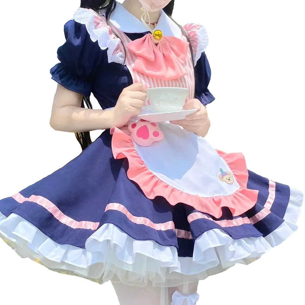 Anime Cute Lolita Maid Dress Cosplay Costume Cute Cat Claw Comic Dress Girls Woman Waitress Maid Party Stage Costumes
Anime Cute Lolita Maid Dress Cosplay Costume Cute Cat Claw Comic Dress Girls Woman Waitress Maid Party Stage Costumes