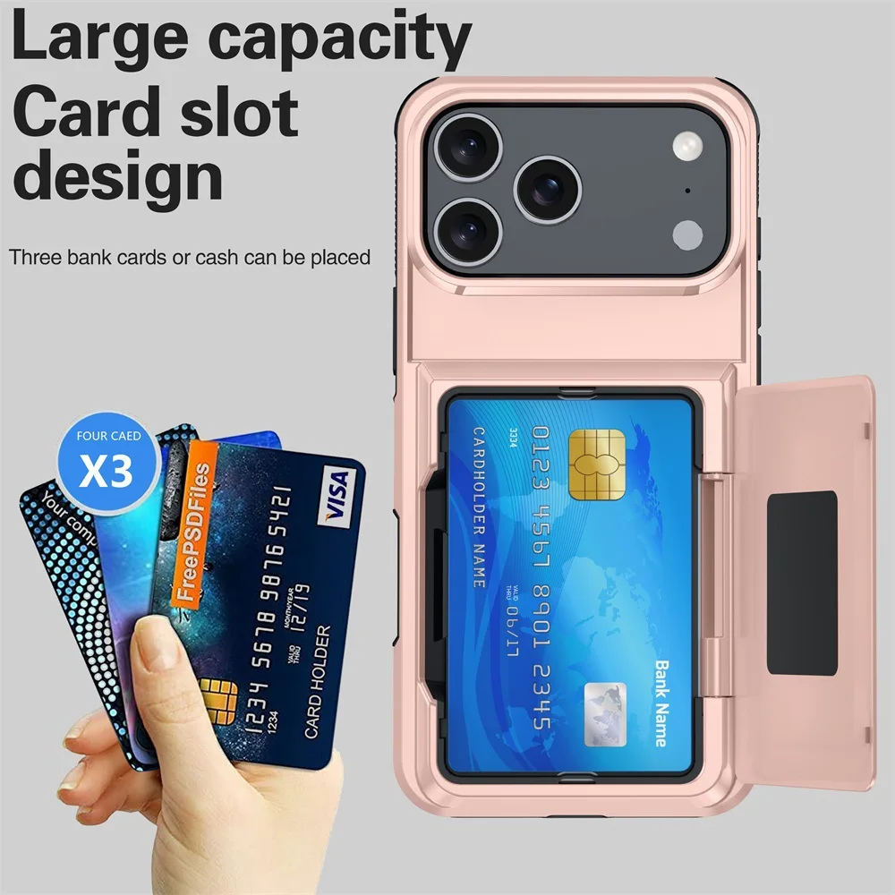 Titan Guard Wallet Phone Case with Hidden Card Holder | Shockproof Protective Case Titan Guard Wallet Phone Case with Hidden Card Holder | Shockproof Protective Case