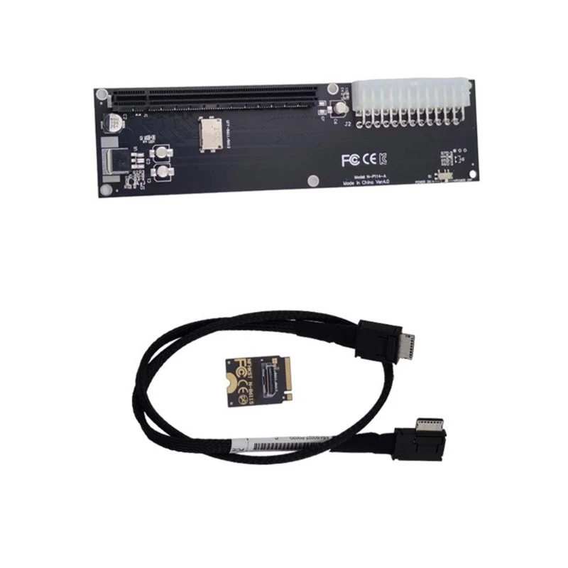 

M.2 NVMe to SFF 8612 PCIex4 Converter for Laptops External Graphics Card Adapter