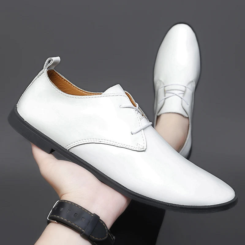 Genuine Leather Mens Leisure Shoes Handmade Men Business Dress Shoes All-Match Man Formal Footwear New Lightweight Italian Shoes
Genuine Leather Mens Leisure Shoes Handmade Men Business Dress Shoes All-Match Man Formal Footwear New Lightweight Italian Shoes