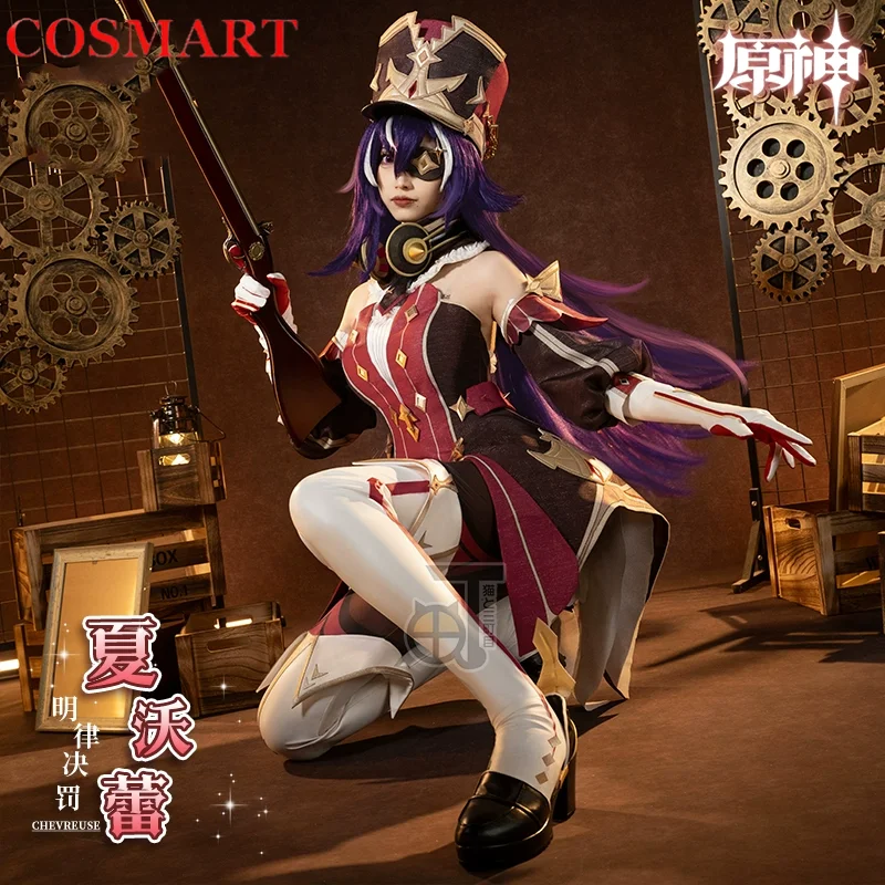 COSMART Genshin Impact механический Фонтейн серия chevuse женский косплей костюм косплей искусственная игра униформа Hallowen ролевая одежда
COSMART Genshin Impact механический Фонтейн серия chevuse женский косплей костюм косплей искусственная игра униформа Hallowen ролевая одежда