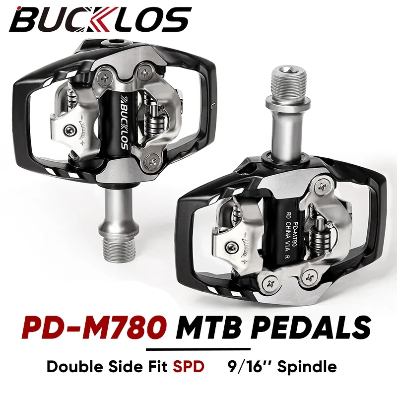 BUCKLOS PD-M780 MTB Lock Pedals Aluminum Alloy Mountain Bike Self-Locking Pedal for SPD Double Side Lock Pedal Bicycle Parts
BUCKLOS PD-M780 MTB Lock Pedals Aluminum Alloy Mountain Bike Self-Locking Pedal for SPD Double Side Lock Pedal Bicycle Parts