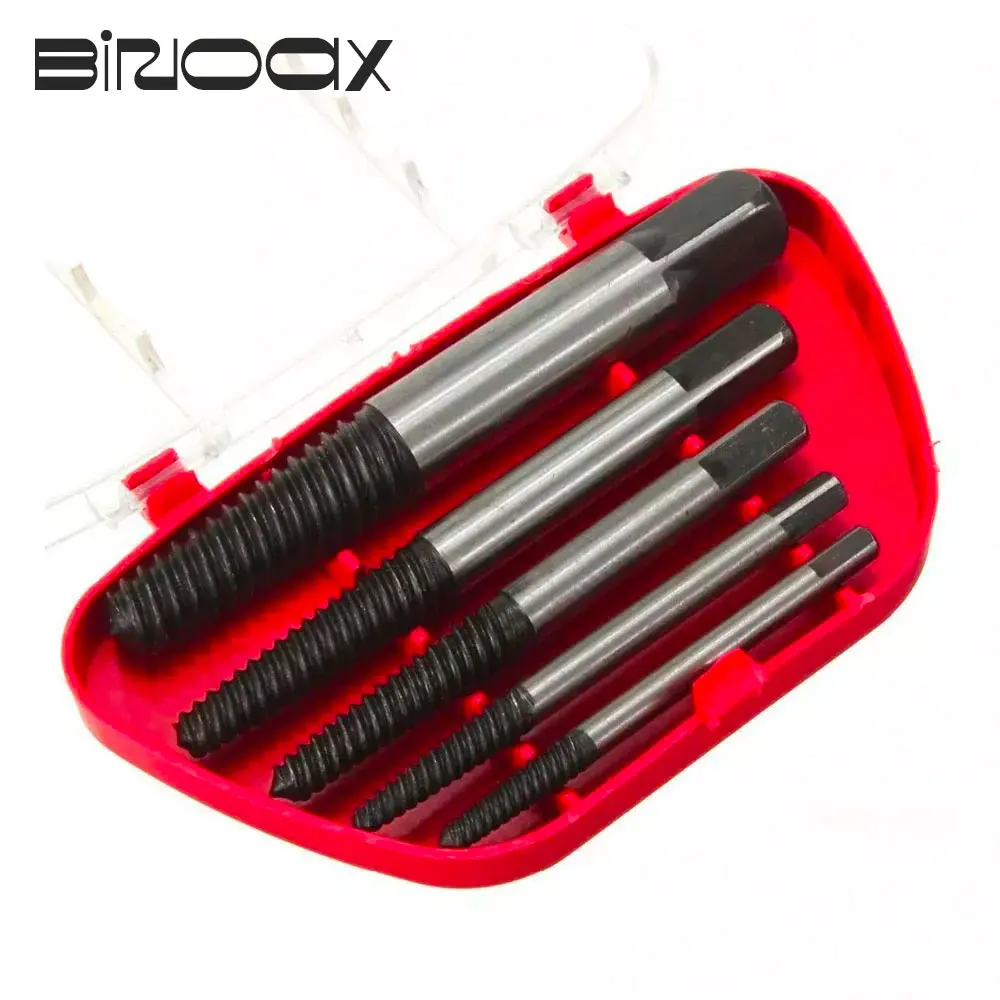 Binoax 5Pcs Screw Extractor Center Drill Bits Guide Set Broken Damaged Bolt Remover Removal Easy Out Set
Binoax 5Pcs Screw Extractor Center Drill Bits Guide Set Broken Damaged Bolt Remover Removal Easy Out Set