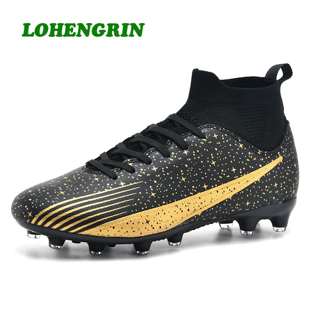 Men Professional Football Shoes Boys Soccer Shoes Football Boots High Ankle Kids Cleats Training Sport Sneakers Size 36-47
Men Professional Football Shoes Boys Soccer Shoes Football Boots High Ankle Kids Cleats Training Sport Sneakers Size 36-47