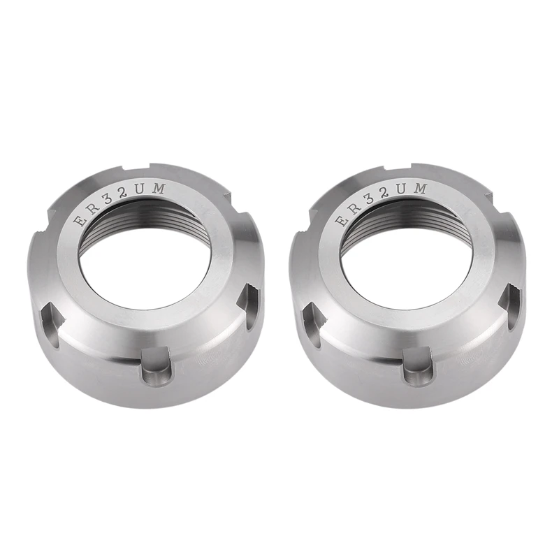 2X High Precision Er Collet Nut ER32 Milling Maching Clamping Nut CNC Milling Engraving Machine Collet Nut
2X High Precision Er Collet Nut ER32 Milling Maching Clamping Nut CNC Milling Engraving Machine Collet Nut