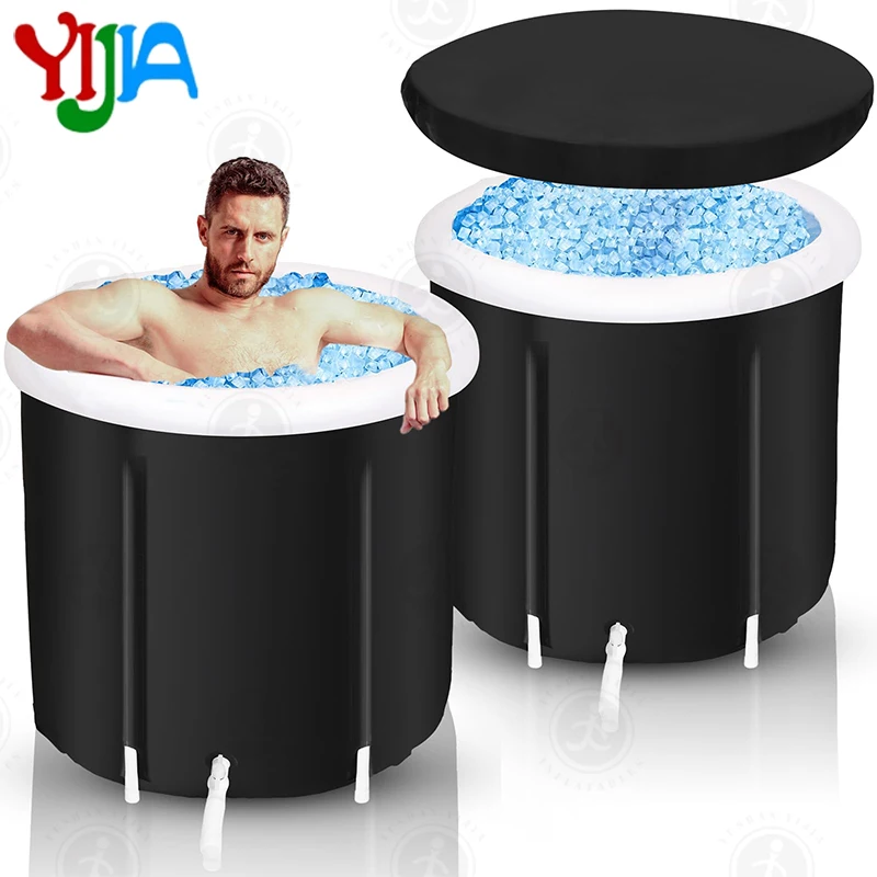 

1set Ice Bath Tub Portable Bathtub Recovery Cold Plunge Tub for Athletes Training Therapy Inflatable Bathtub Adult Spa Outdoor