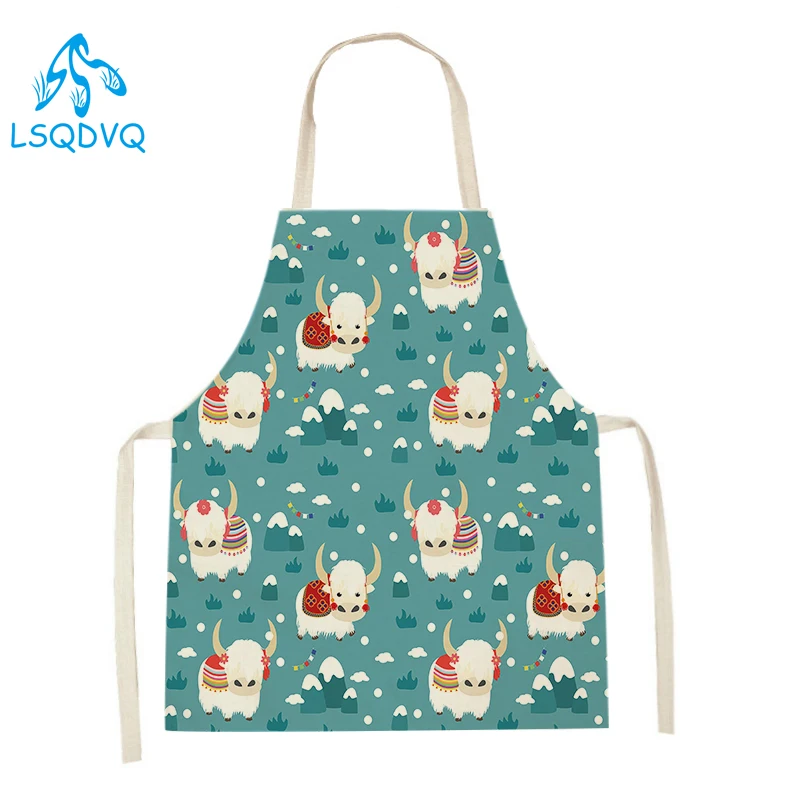 Home Linen Cartoon Christmas Cattle Aprons Decor Kitchen Restaurant Clean Apron Bakery Cafe Clean Accessories Delantal Cocina
Home Linen Cartoon Christmas Cattle Aprons Decor Kitchen Restaurant Clean Apron Bakery Cafe Clean Accessories Delantal Cocina