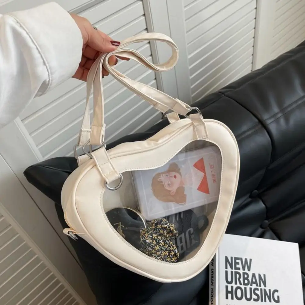 Love Heart Shaped Crossbody Bags Fashion Transparent Casual Handbags Ladies Underarm Bags PVC Shoulder Totes Bags Girls
Love Heart Shaped Crossbody Bags Fashion Transparent Casual Handbags Ladies Underarm Bags PVC Shoulder Totes Bags Girls