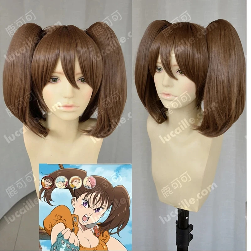 High Quality Anime The Seven Deadly Sins Diane Cosplay Wigs Short Brown Double Ponytails Cosplay Hair Wig + Wig Cap
High Quality Anime The Seven Deadly Sins Diane Cosplay Wigs Short Brown Double Ponytails Cosplay Hair Wig + Wig Cap
