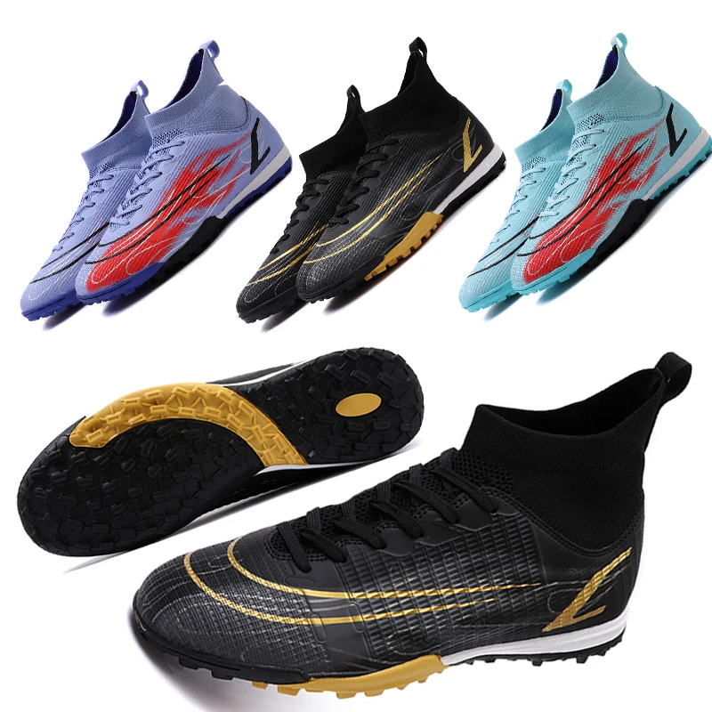 New high top adult youth flat nail football shoes grass anti-slip wear-resistant special nail football training sports shoes
New high top adult youth flat nail football shoes grass anti-slip wear-resistant special nail football training sports shoes