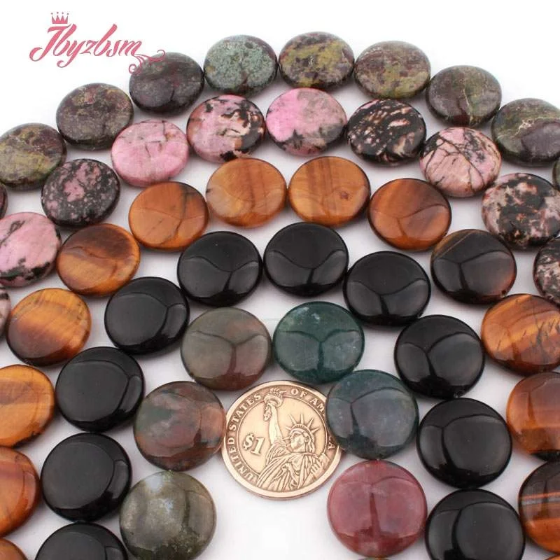 20mm Coin Smooth Natural Stone Loose Isolation Beads for DIY Handicraft Accessories Charms Necklace Bracelet Jewelry Making 15"
20mm Coin Smooth Natural Stone Loose Isolation Beads for DIY Handicraft Accessories Charms Necklace Bracelet Jewelry Making 15"