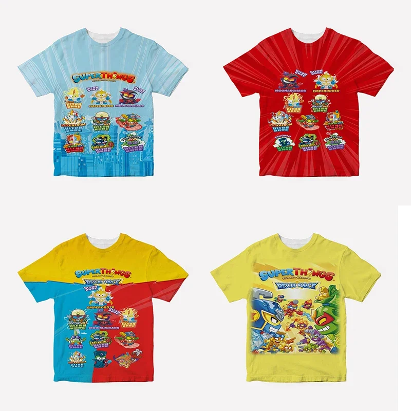 SuperThings 10 T-shirt Superzings Rescue Force Boys Children 3D Super Zings Boys Girls Cartoon T Shirt Kids 3-14 Year Clothes
SuperThings 10 T-shirt Superzings Rescue Force Boys Children 3D Super Zings Boys Girls Cartoon T Shirt Kids 3-14 Year Clothes