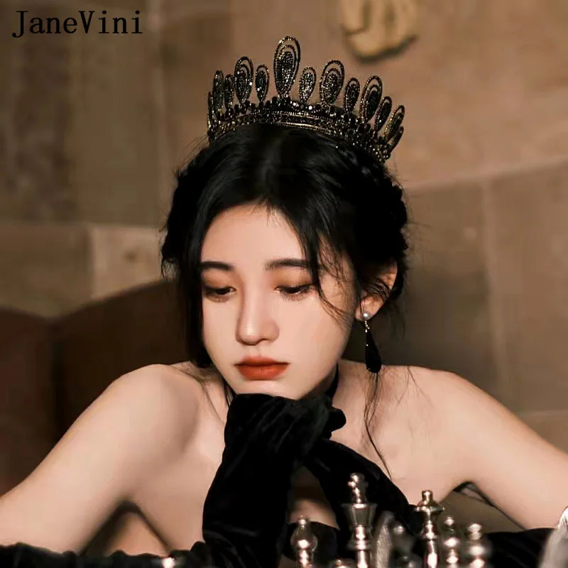 JaneVini Baroque Vintage Black Tiaras and Crowns Headband Banquet Party Hair Accessories Bridal Wedding Crown Headwear 2022 New
JaneVini Baroque Vintage Black Tiaras and Crowns Headband Banquet Party Hair Accessories Bridal Wedding Crown Headwear 2022 New