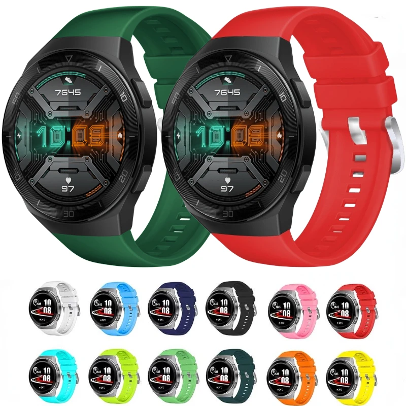 22mm Silicone Strap for Huawei Watch GT2e Original Replaceable Bracelet Wristband for Huawei Watch GT2e Smart Watch Accessories
22mm Silicone Strap for Huawei Watch GT2e Original Replaceable Bracelet Wristband for Huawei Watch GT2e Smart Watch Accessories