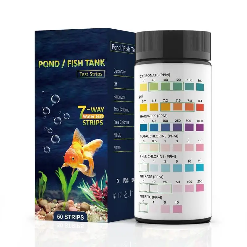 Fish Tank Water Testing Kit 50 Pieces Swimming Pool Test Strips Fish Tank Test Strips Ph Alkalinity Chlorine Carbonate Hardness
Fish Tank Water Testing Kit 50 Pieces Swimming Pool Test Strips Fish Tank Test Strips Ph Alkalinity Chlorine Carbonate Hardness