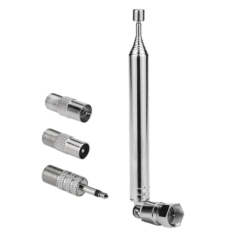 FM Radio Antenna Replacement Telescopic Screw F Type Male Plug Connector Adapter for AV Stereo Receiver Home Amplifier
FM Radio Antenna Replacement Telescopic Screw F Type Male Plug Connector Adapter for AV Stereo Receiver Home Amplifier