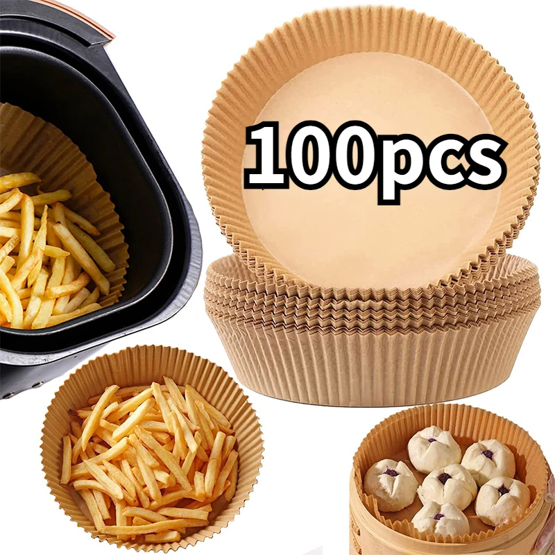 Одноразовый бумажный вкладыш для фритюрницы, 100 шт., антипригарный маслостойкий пергаментный коврик для приготовления пищи, листы для микроволновой печи, специальная выпечка, барбекю
Одноразовый бумажный вкладыш для фритюрницы, 100 шт., антипригарный маслостойкий пергаментный коврик для приготовления пищи, листы для микроволновой печи, специальная выпечка, барбекю