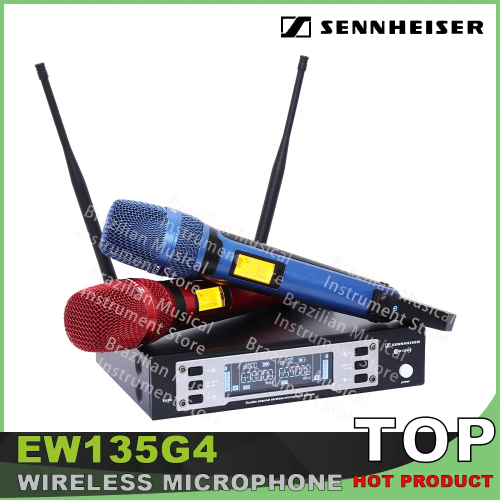 EW135G4 EW 100 G4 EW100G4 UHF профессиональная 2-канальная Беспроводная микрофонная система с металлическим корпусом SKM9000 для сценического караоке Sennheiser 
EW135G4 EW 100 G4 EW100G4 UHF профессиональная 2-канальная Беспроводная микрофонная система с металлическим корпусом SKM9000 для сценического караоке Sennheiser