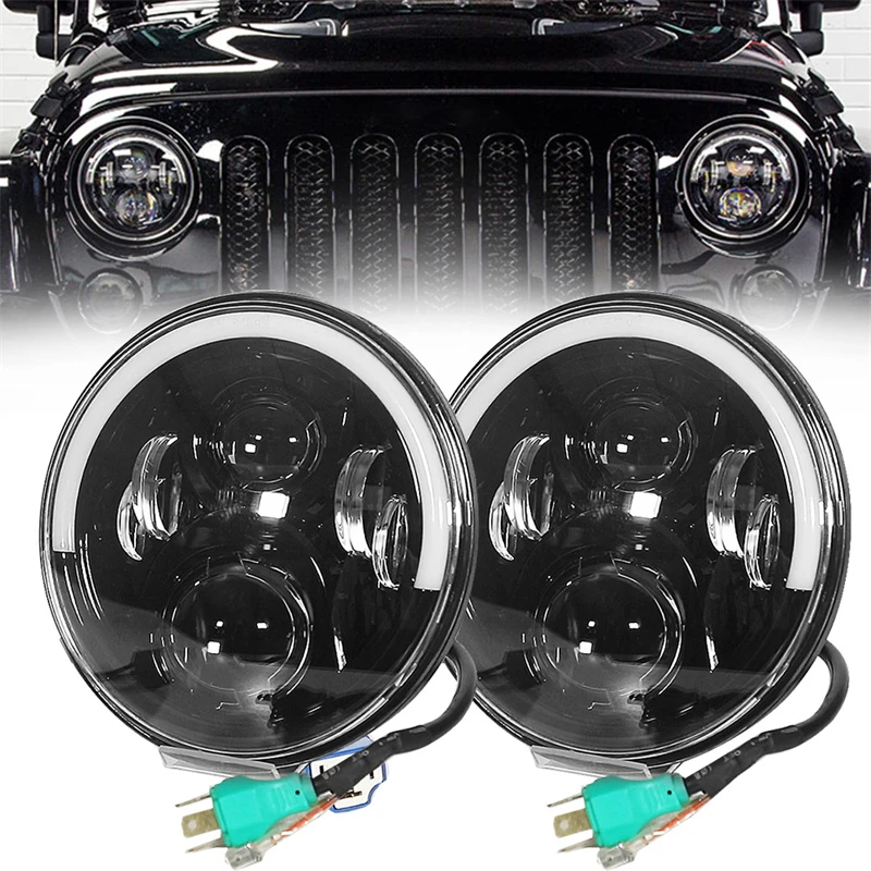 1Pair 7inch Running Lights with Halo Ring Amber Turn Signa For Mazda Miata MX5 For Land Rover Defender 90 110 For Lada Niva 4X4
1Pair 7inch Running Lights with Halo Ring Amber Turn Signa For Mazda Miata MX5 For Land Rover Defender 90 110 For Lada Niva 4X4