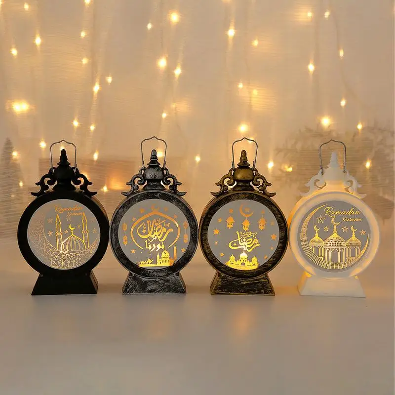 

LED Ramadan Lantern Light Eid Mubarak Decoration for Home Islamic Muslim Festival Party Ramadan Kareem Decor EID Al Adha 2024