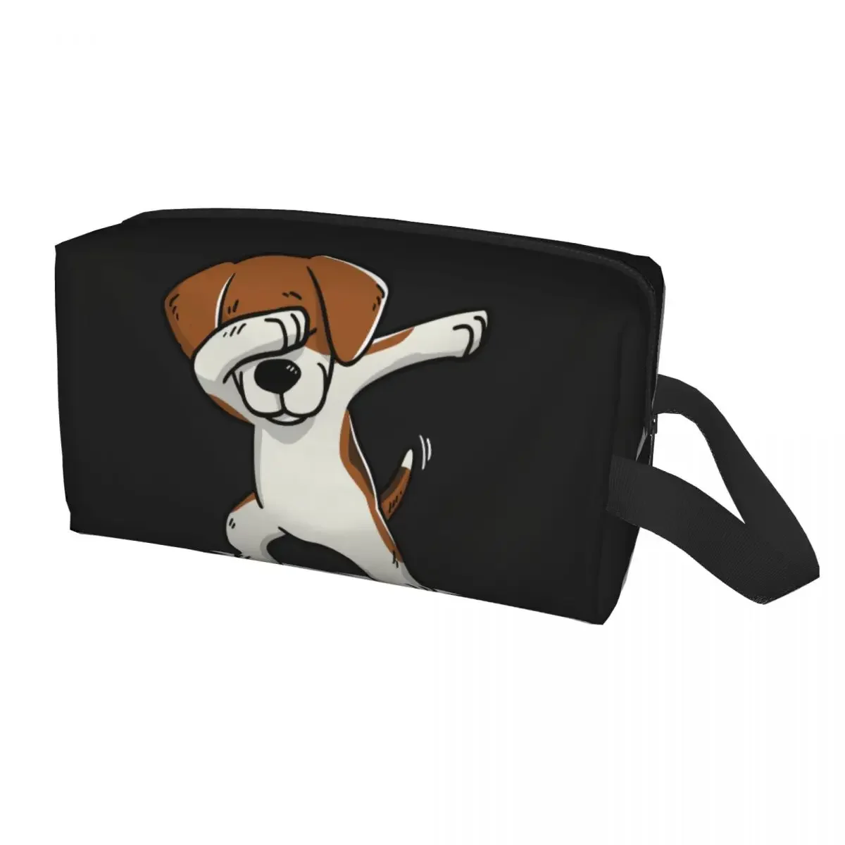 Dabbing Beagle Makeup Bag for Women Travel Cosmetic Organizer Kawaii Dog Storage Toiletry Bags
Dabbing Beagle Makeup Bag for Women Travel Cosmetic Organizer Kawaii Dog Storage Toiletry Bags