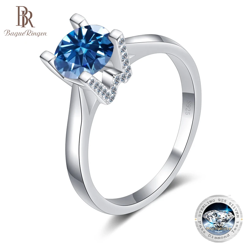 BagueRingen 1 CT VVS D Color Moissanite Ring S925 Sterling Silver Plated PT950 White Gold Women W Rings Luxury Wedding Jewelry
BagueRingen 1 CT VVS D Color Moissanite Ring S925 Sterling Silver Plated PT950 White Gold Women W Rings Luxury Wedding Jewelry
