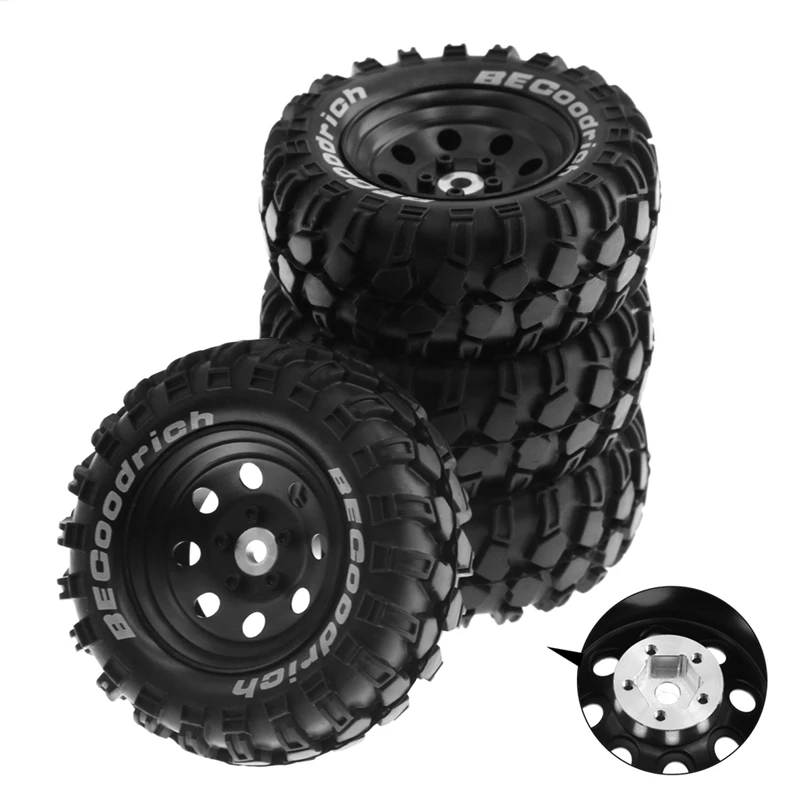 4Pcs 93Mm Metal 1.9Inch Beadlock Wheel Rim Rubber Tire Set For 1/10 RC Crawler Car Traxxas,8 Holes 12Mm Adapter
4Pcs 93Mm Metal 1.9Inch Beadlock Wheel Rim Rubber Tire Set For 1/10 RC Crawler Car Traxxas,8 Holes 12Mm Adapter