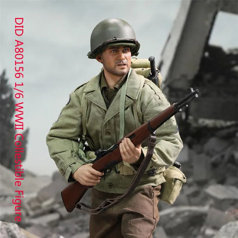 DID A80156 серия Второй мировой войны масштаб 1/6 Коллекционные Фигурки Американский батальон рейнджера 29-е пехотное подразделение армия капрал 12 дюймов модель
DID A80156 серия Второй мировой войны масштаб 1/6 Коллекционные Фигурки Американский батальон рейнджера 29-е пехотное подразделение армия капрал 12 дюймов модель