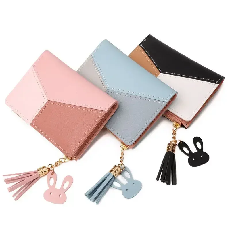 Fashion Women Short Wallet Coin Purse Id Credit Card Holder Ladies Small Wallet Female Cute Tassel Zipper Clutch Bag Coin Pouch
Fashion Women Short Wallet Coin Purse Id Credit Card Holder Ladies Small Wallet Female Cute Tassel Zipper Clutch Bag Coin Pouch