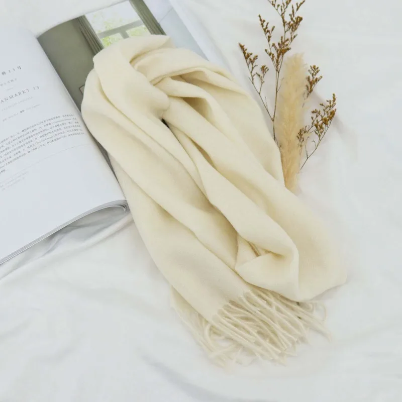 High Quality 100% Wool Scarf Men Women Solid Color Tassel Autumn Winter Business Versatile Classic Warm Soft Muffler Couples 7 Mallzona S5e783a81f3274178b8a799e713de5dd0e High Quality 100% Wool Scarf Men Women Solid Color Tassel Autumn Winter Business Versatile Classic Warm Soft Muffler Couples Mallzona