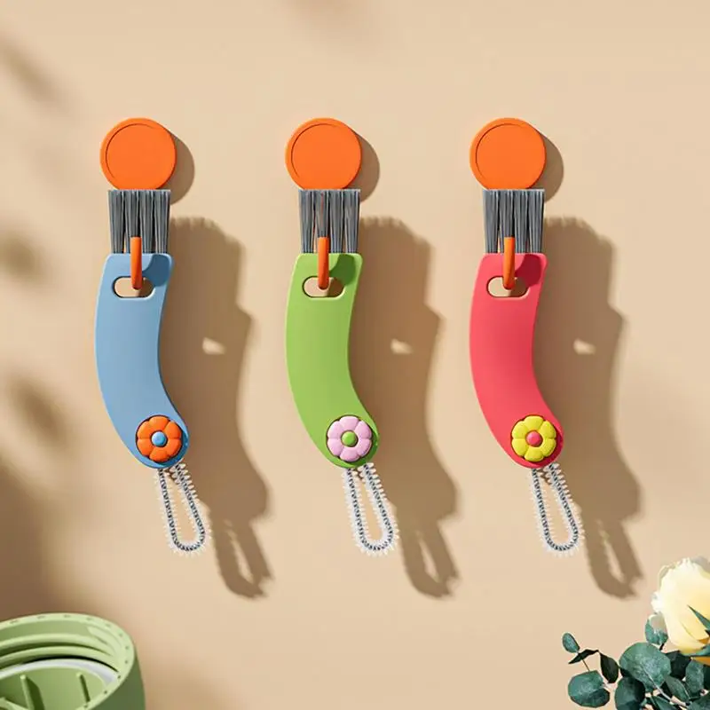 Щетка для чистки стаканов, портативная щетка для чистки крышек стаканов, многофункциональная щетка 3-в-1 для чистки щелей для бутылок с водой 
Щетка для чистки стаканов, портативная щетка для чистки крышек стаканов, многофункциональная щетка 3-в-1 для чистки щелей для бутылок с водой