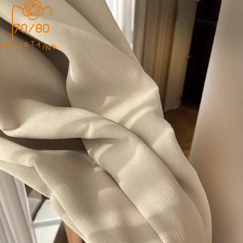 Customized Cream White Velvet Jacquard Chenille Blackout Partition Curtains for Living Room Bedroom French Sound Insulation
Customized Cream White Velvet Jacquard Chenille Blackout Partition Curtains for Living Room Bedroom French Sound Insulation