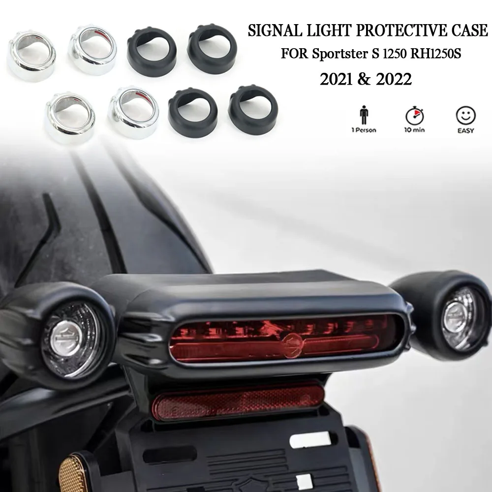 For Sportster S 1250 RH 1250 2021 2022 Motorcycle 4 Pic Matte Black Turn Indicator Turn Signal Bezel Cover Trim Cover Front Rear
For Sportster S 1250 RH 1250 2021 2022 Motorcycle 4 Pic Matte Black Turn Indicator Turn Signal Bezel Cover Trim Cover Front Rear