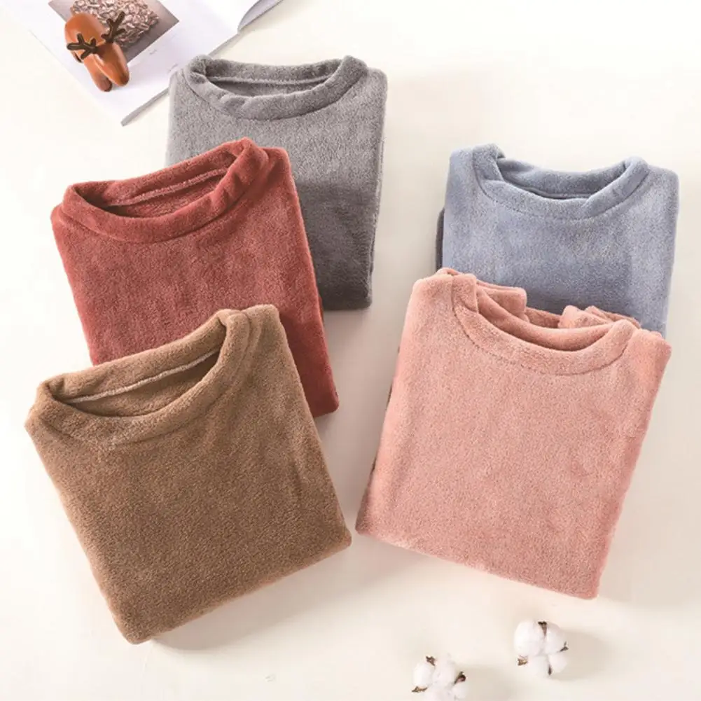 Women Lounge Set Cozy Women's Pajama Sets Long Sleeve Tops Elastic Waist Pants Soft Loungewear with Pockets Women Pajama Set
Women Lounge Set Cozy Women's Pajama Sets Long Sleeve Tops Elastic Waist Pants Soft Loungewear with Pockets Women Pajama Set