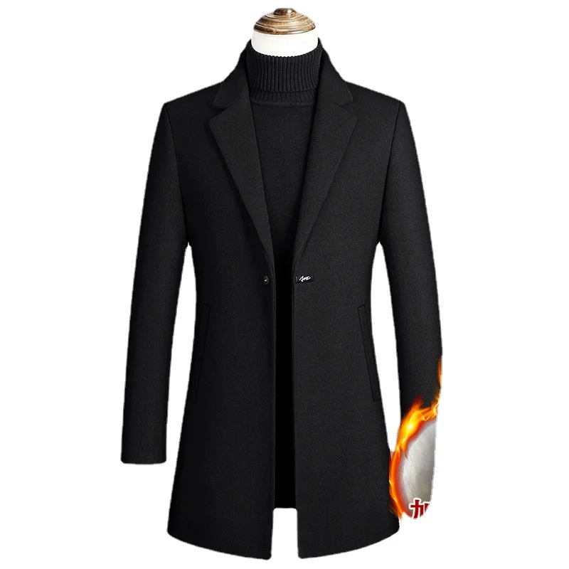 Men Long Winter Jackets Wool Blends Cashmere Trench Coats High Quality New Winter Coats Male Business Casual Trench Coats 4XL
Men Long Winter Jackets Wool Blends Cashmere Trench Coats High Quality New Winter Coats Male Business Casual Trench Coats 4XL