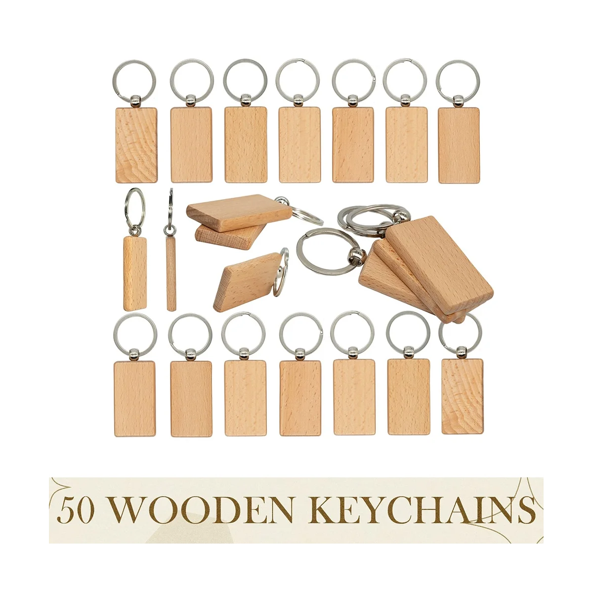 100 Pcs Wooden Blanks Wood Key Chain Blanks Unfinished Wooden Key Ring Key Tag for DIY Crafts(Round+)
100 Pcs Wooden Blanks Wood Key Chain Blanks Unfinished Wooden Key Ring Key Tag for DIY Crafts(Round+)