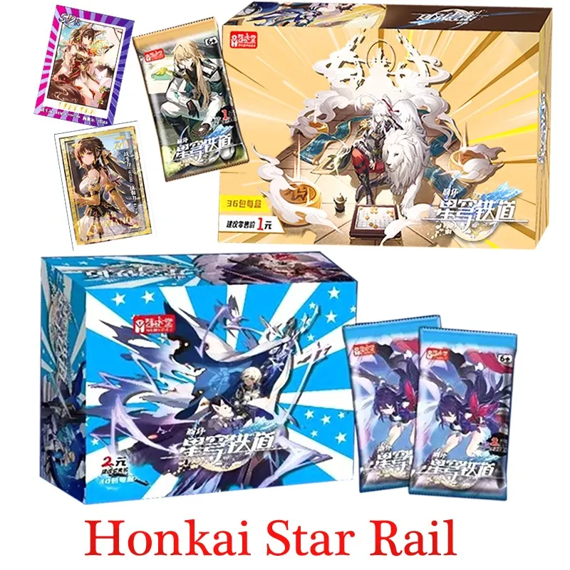 

New Game Honkai Star Rail Collection Card Anime Kafka Yukong Rocha Bookmark EX SDR Cool Ancient Wind Goddess Thickened Card Toys