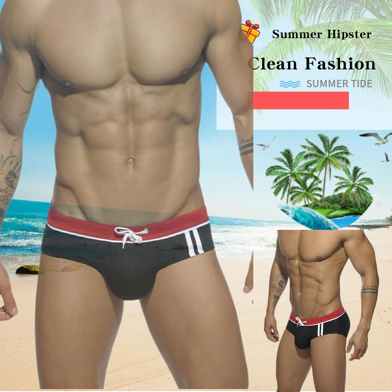 Free Delivery Sexy Swim Trunks Men's Solid Color Low Waist Quick Drying Swim Trunks Hot Spring Professional Swimsuit
Free Delivery Sexy Swim Trunks Men's Solid Color Low Waist Quick Drying Swim Trunks Hot Spring Professional Swimsuit