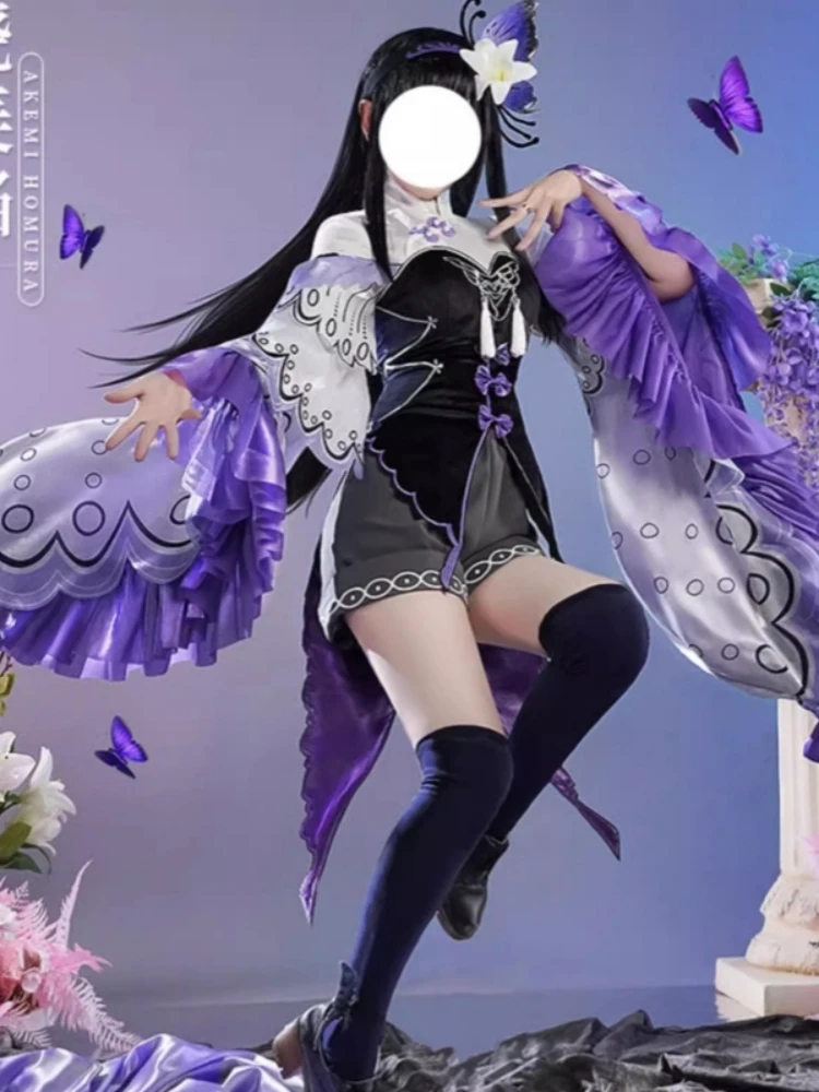 Модный костюм для косплея аниме Puella Magi Madoka Magica Akemi Homura, женские костюмы, женское платье для карнавала
Модный костюм для косплея аниме Puella Magi Madoka Magica Akemi Homura, женские костюмы, женское платье для карнавала