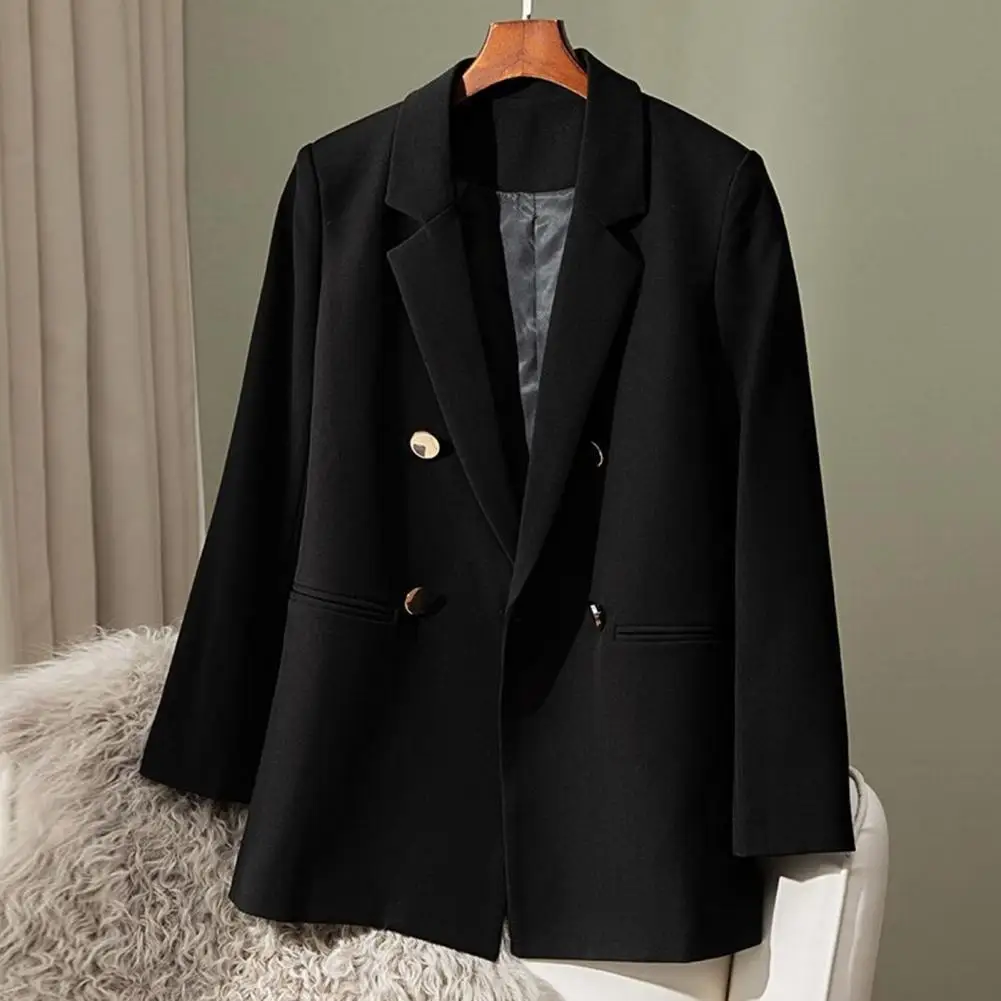 Korean Women Casual Blazer Jackets Fashion Luxury Double Breasted Jacket for Women Work Office Formal Blazer Suit Lady Coat
Korean Women Casual Blazer Jackets Fashion Luxury Double Breasted Jacket for Women Work Office Formal Blazer Suit Lady Coat