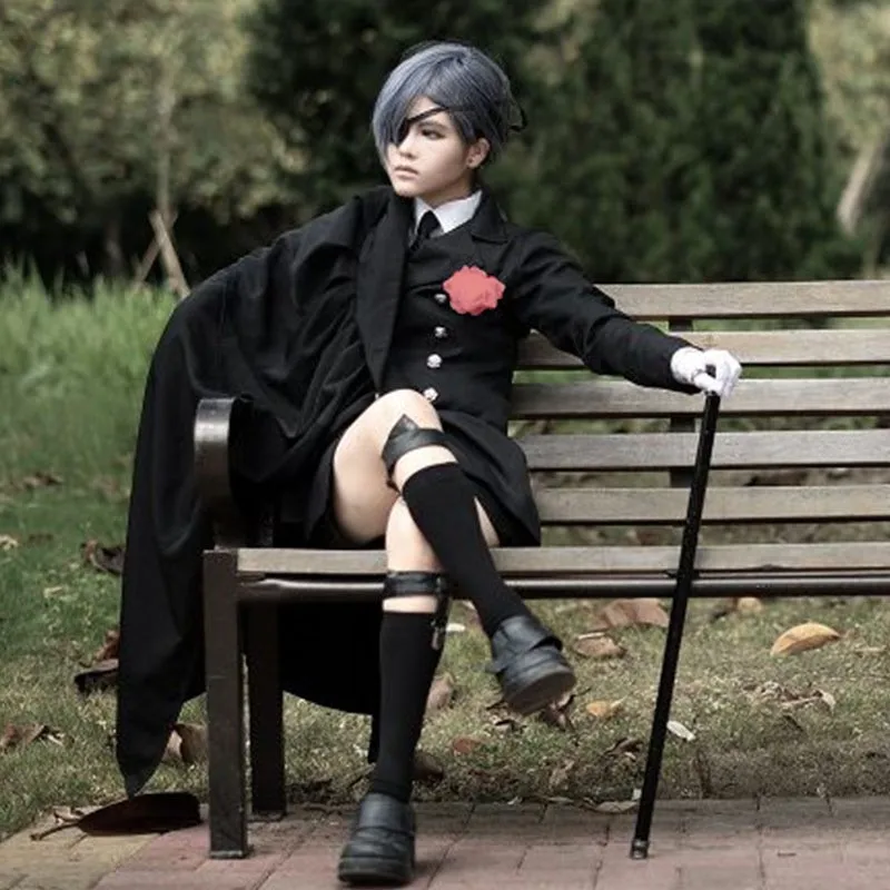 Anime Black Butler Cosplay Costumes Ciel Phantomhive Cosplay Costume Uniforms Halloween Party Kuroshitsuji Cosplay Costumes
Anime Black Butler Cosplay Costumes Ciel Phantomhive Cosplay Costume Uniforms Halloween Party Kuroshitsuji Cosplay Costumes