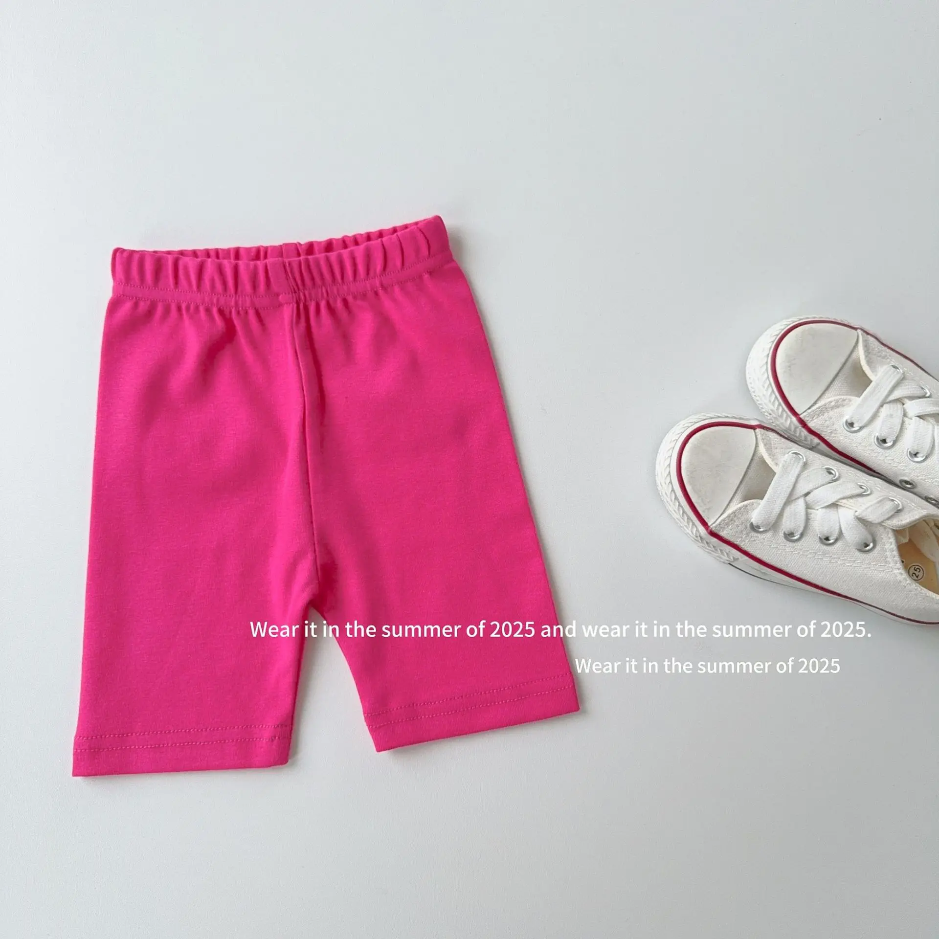 2025 Summer New Girls Shorts Yoga Pants Solid Casual Children Leggings Baby Girls Colorful Safety Pants Kids Anti Slip Shorts 32 S5e824fa8d8d546d0aa262015aa2ec8a8T
