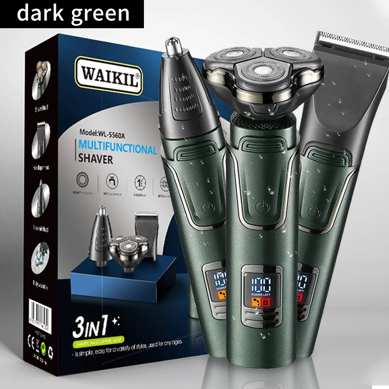 WAIKIL Men Hair Shaver Male Trimmer And Beard Safety Razor Electric Man Luxury LCD Designer Hair Cutting Machine Home Appliance
WAIKIL Men Hair Shaver Male Trimmer And Beard Safety Razor Electric Man Luxury LCD Designer Hair Cutting Machine Home Appliance