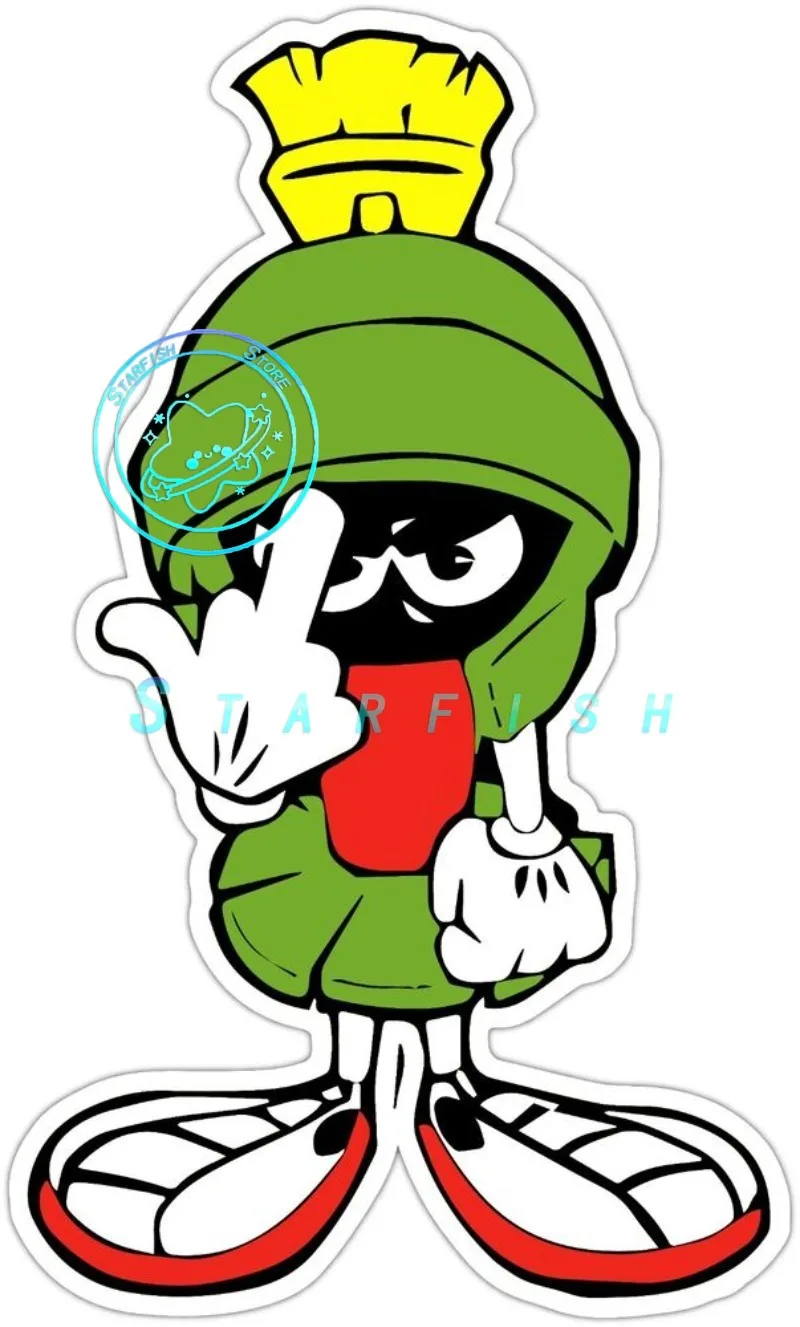 MARVIN THE MARTIAN FLIP OFF Decal Sticker Car Window Laptop Wall Travel Case Decoration Decal Waterproof Sun Protection
MARVIN THE MARTIAN FLIP OFF Decal Sticker Car Window Laptop Wall Travel Case Decoration Decal Waterproof Sun Protection