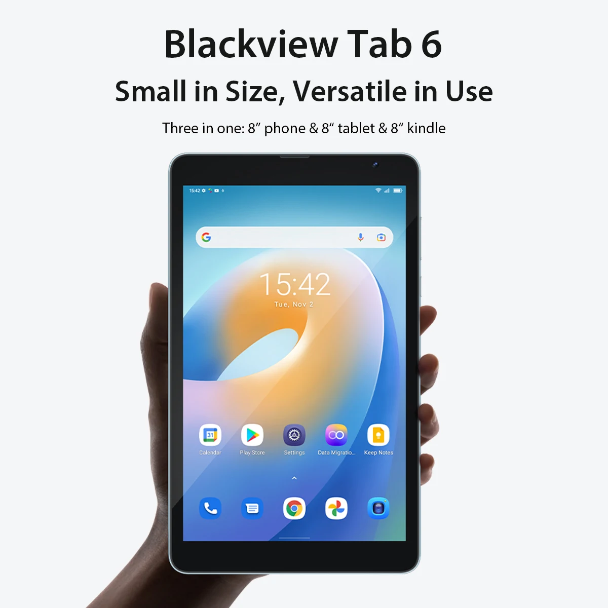 Планшет Blackview Tab 6 5580 мАч Android 11 телефон 8 дюймов планшет Kindle 4G Wi-Fi LTE 3 ГБ 32 телефонные
