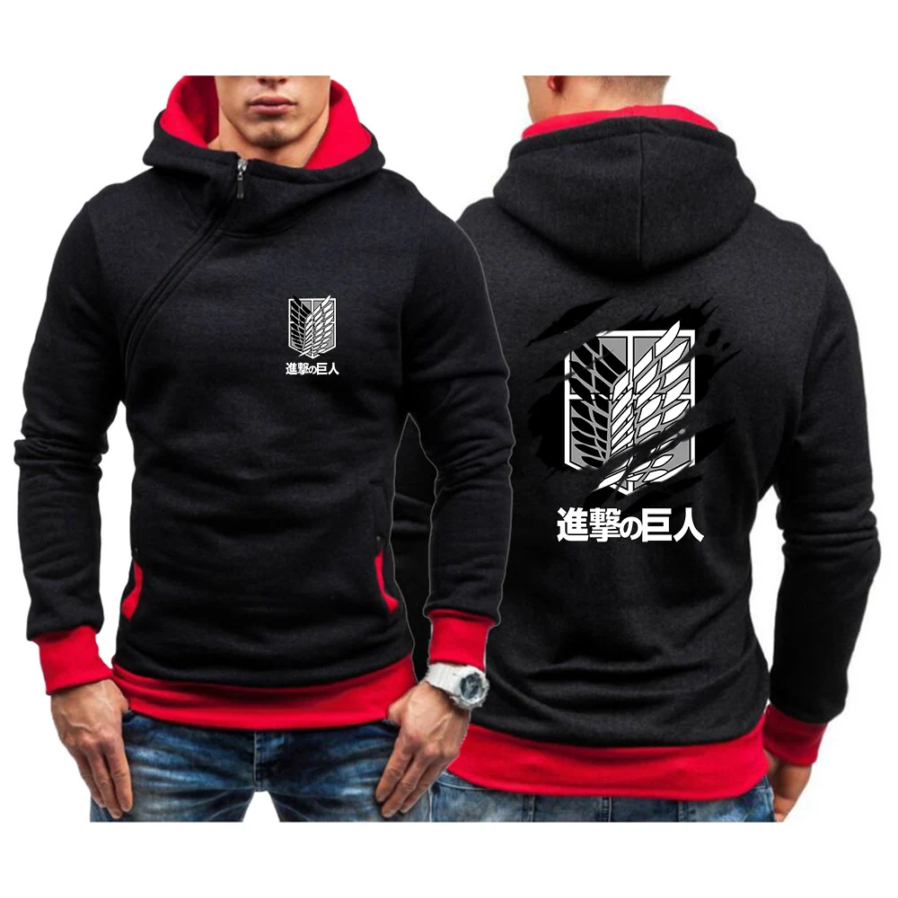 2023 New Men's Fashion Attack on Titan Printing Spring Autumn Tracksuit Cotton Solid Casual Zipper Hoodies All-Match Slim Coat
2023 New Men's Fashion Attack on Titan Printing Spring Autumn Tracksuit Cotton Solid Casual Zipper Hoodies All-Match Slim Coat