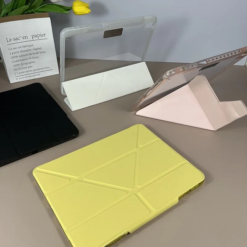 Y-Bracket Fold Case For iPad 9.7 Pro 12.9 11 10.5 Air 3 2 1 Acrylic Back Case With Pen Slot For iPad 9 8 MIni 6 10th Gen Air 4 5
Y-Bracket Fold Case For iPad 9.7 Pro 12.9 11 10.5 Air 3 2 1 Acrylic Back Case With Pen Slot For iPad 9 8 MIni 6 10th Gen Air 4 5