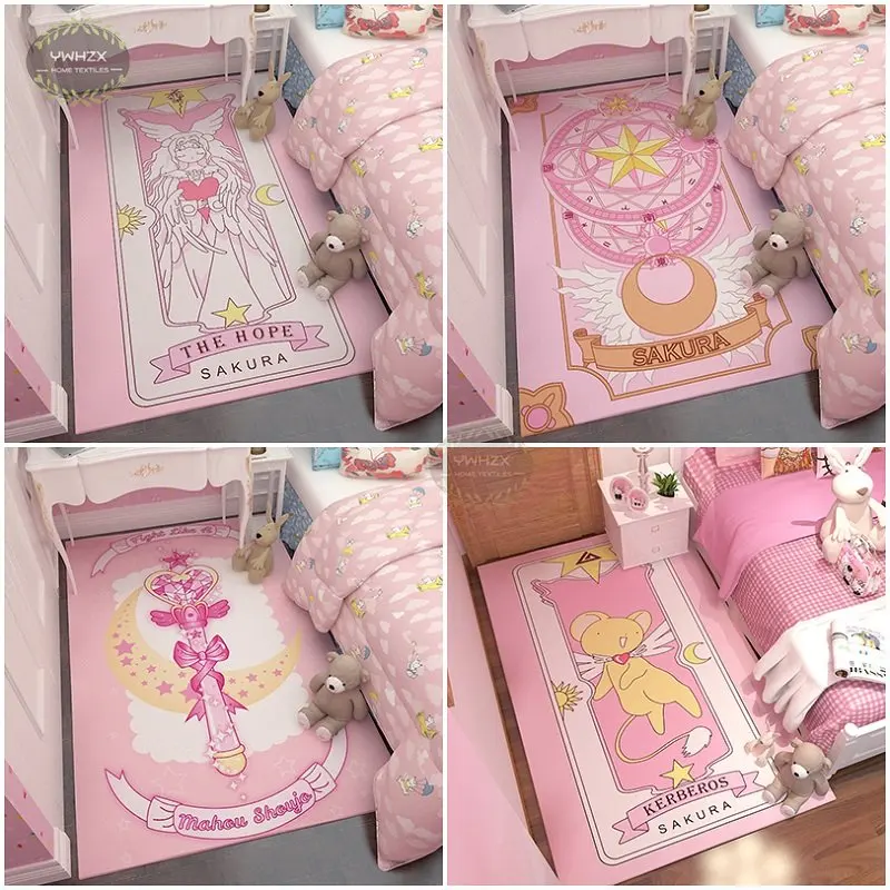 Cartoon Tarot Cards Magic Array Carpet Anime Rug Anti-Slip Door Mat Rectangular Bedroom Living Room Bath Bedside Room Decor
Cartoon Tarot Cards Magic Array Carpet Anime Rug Anti-Slip Door Mat Rectangular Bedroom Living Room Bath Bedside Room Decor